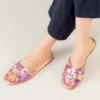 purple chappal
