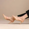 beige pumps heels