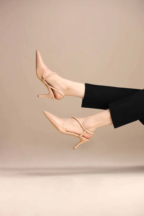 beige pumps heels