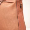 brown hand bag
