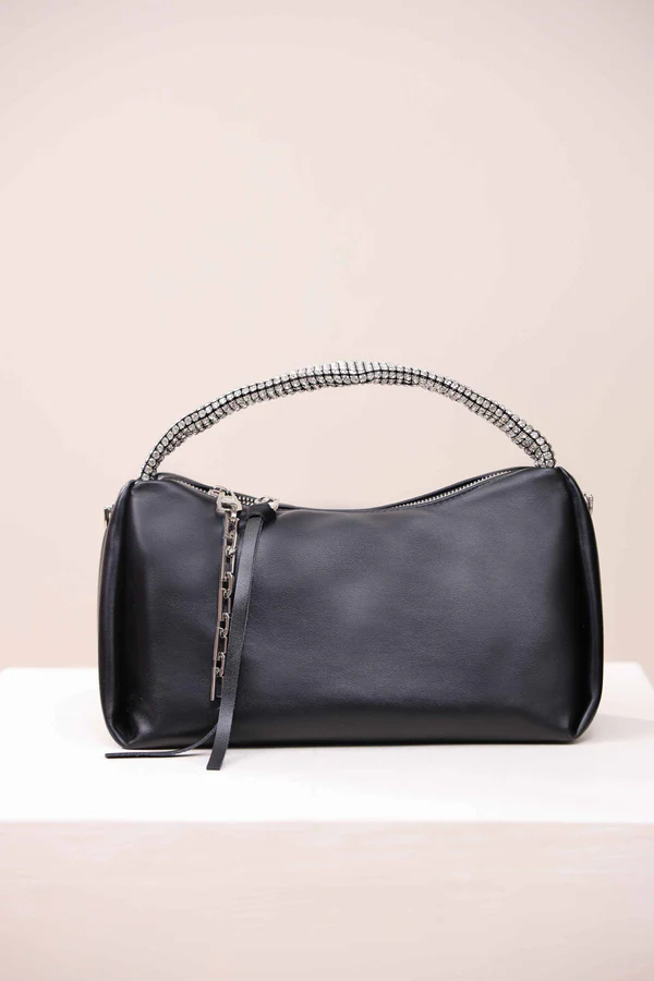 black evening bag
