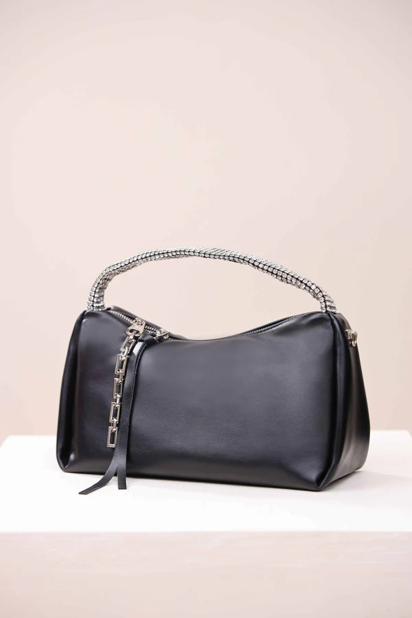 black evening bag