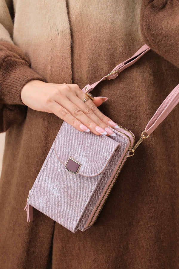 pink phone bag