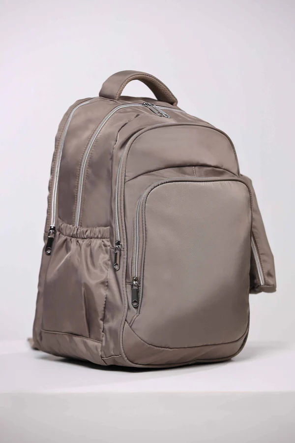 khaki back pack