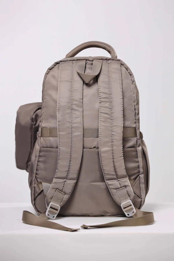 khaki back pack