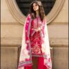 4 3 Piece Embroidered Linen Dress (Winter Collection)