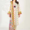 digital printed embroidered 3 piece suit – winter collection