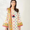 digital printed embroidered 3 piece suit – winter collection
